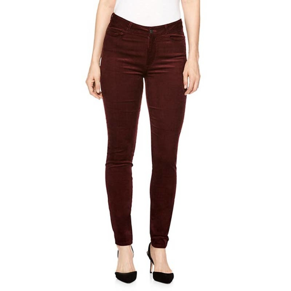 Paige Red Hoxton Ankle Ultra Skinny Corduroy Pants Women's Size 26